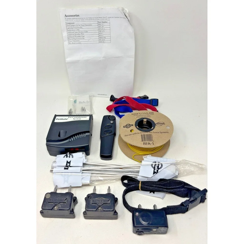 PetSafe In-Ground Dog Fence Partial System Lot Wire Collars Remote